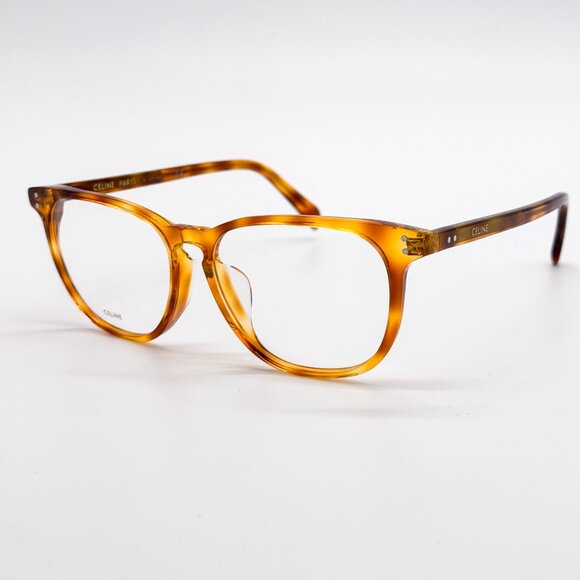 NEW CELINE CL50046F 053 EYEGLASSES WOMEN HAVANA ROUND EYEWEAR CELINE - Picture 1 of 10